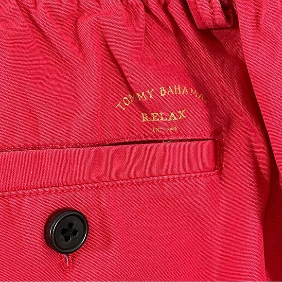 Tommy Bahama Men’s Red Relax Casual Cargo Shorts Size Large - Picture 3 of 6
